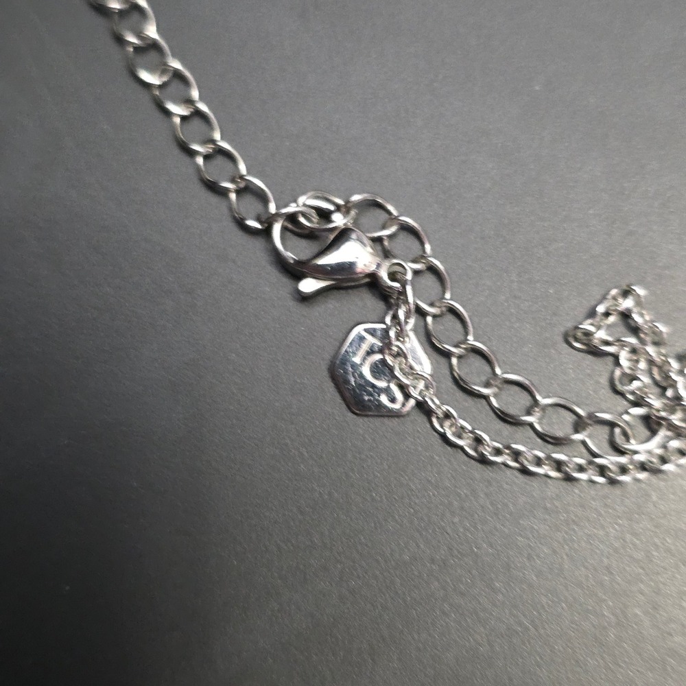 Touchstone Crystal by Swarovski TRIAD necklace Amazing crystals in blue shades - Picture 5 of 5